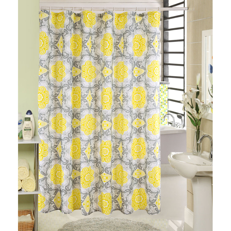 Winston Porter rideau De Douche En Toile Imprimée Aaron Single Shower Curtain & Reviews Wayfair